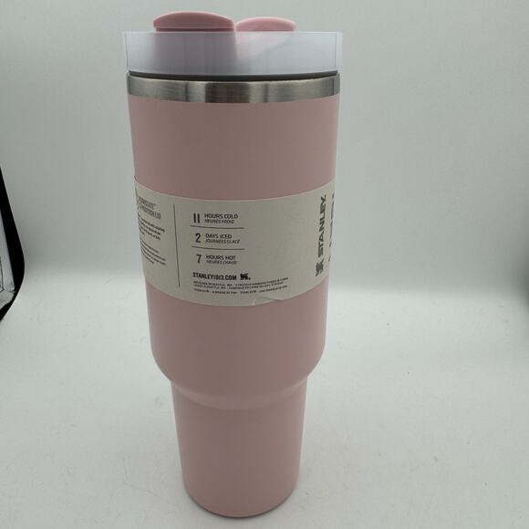 Stanley Quencher H2.0 Tumbler 40oz Cherry Blossom Pink Cup With Straw NIB - Picture 5 of 12
